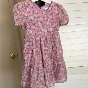 Cat & Jack Pink Puff Sleeve Sundress